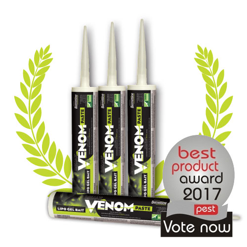 Venom Lipogel Best Pest Awards Nomination