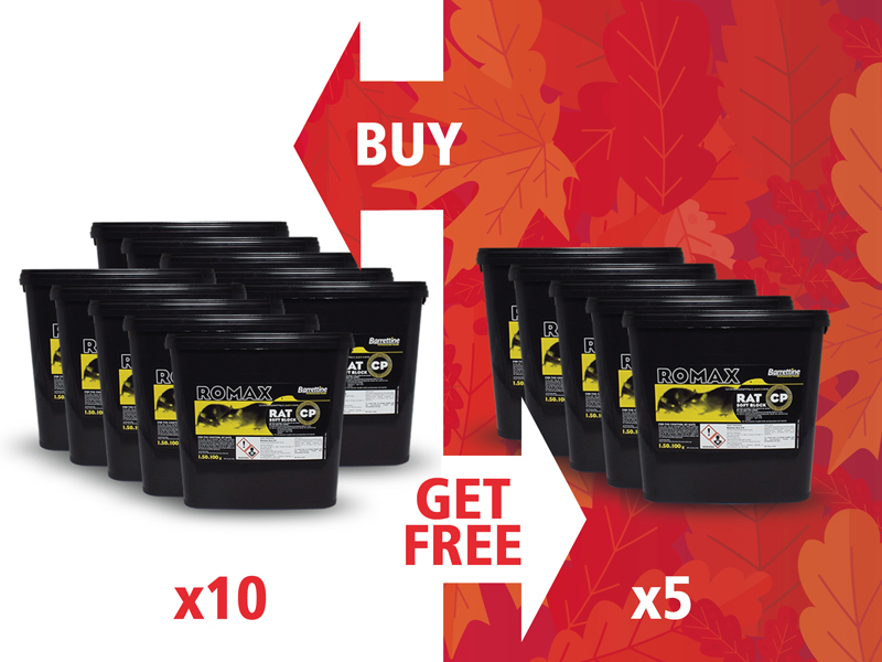 Buy 10 Romax Rat CP Get 5 Free Buy 10 Romax Rat CP Get 5 Free