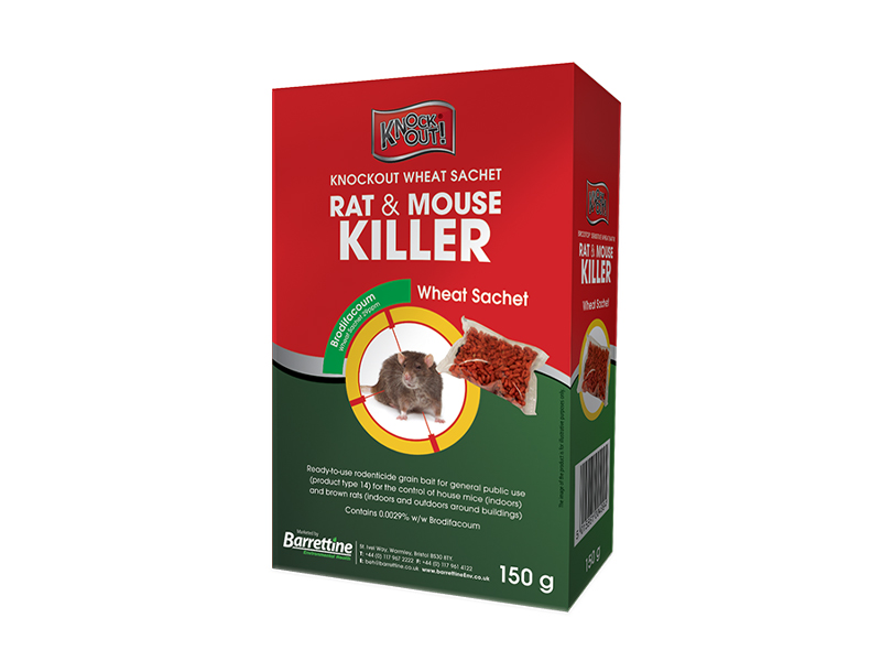 Knockout Rat & Mouse Killer Whole Wheat Sachets Knockout Rat & Mouse Killer Whole Wheat Sachets
