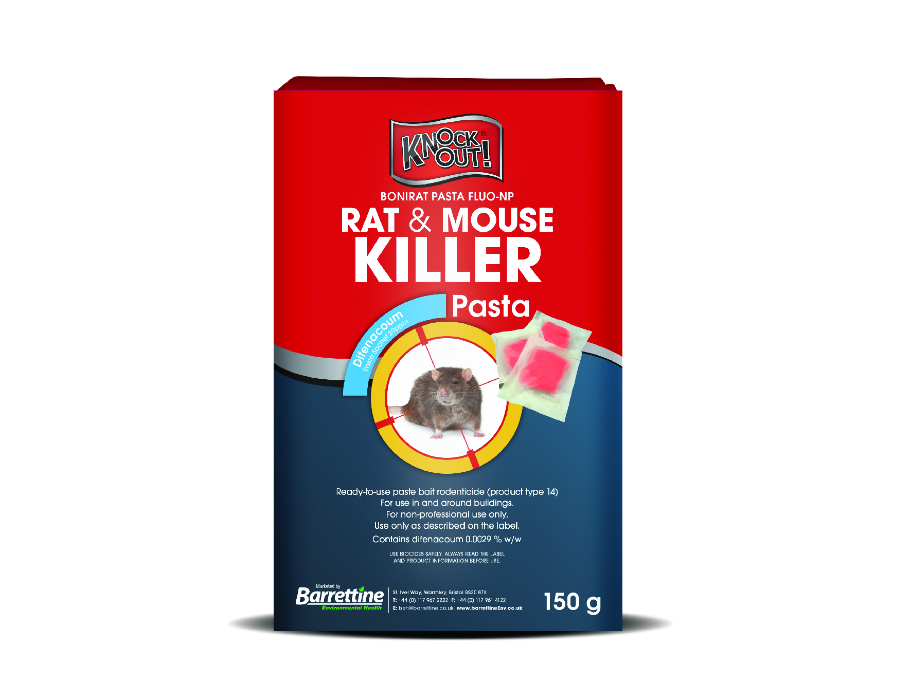 Knockout Rat & Mouse Killer Pasta Sachets Knockout Rat & Mouse Killer Pasta Sachets